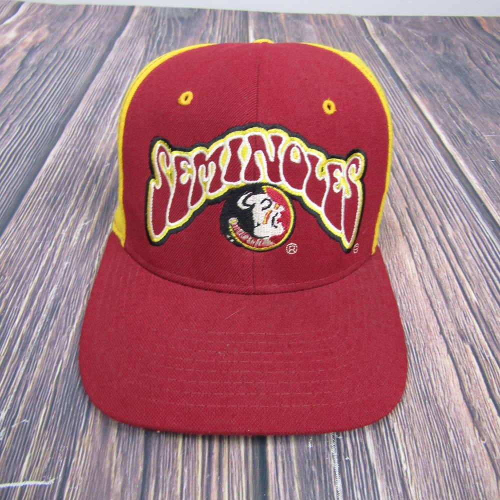 Vintage Starter Starfit Florida State Seminoles Hat Maroon Yellow FSU Cap Size 2